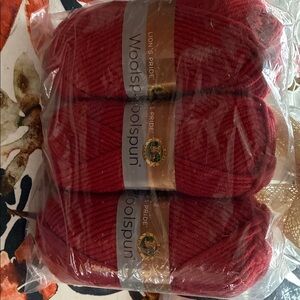 Lion's Pride Woolspun Yarn - Red
